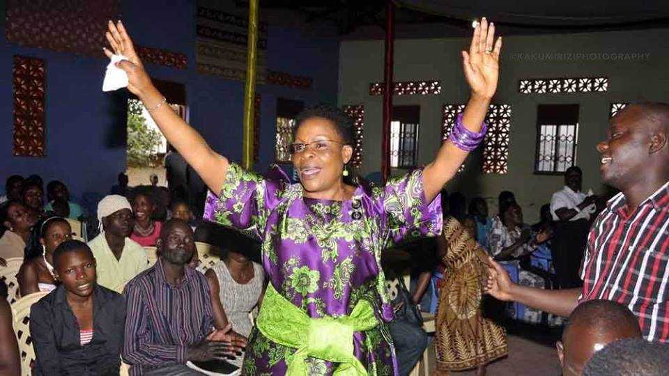 Kampala Minister Beti Olive Namisango Kamya in victory church, Lugala in Lubaga division at the begining of 2016