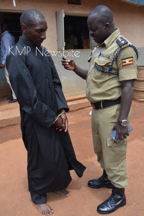 A man who has been posing as a priest was arrested in Kasangati