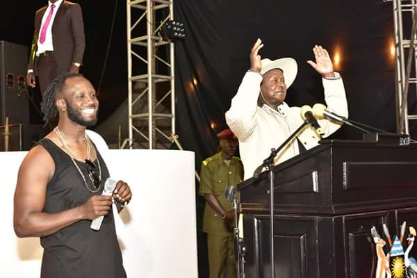 President Museveni blesses Bebe Cool’s concert