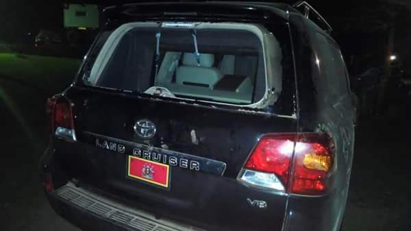President Museveni confirms his car was stoned