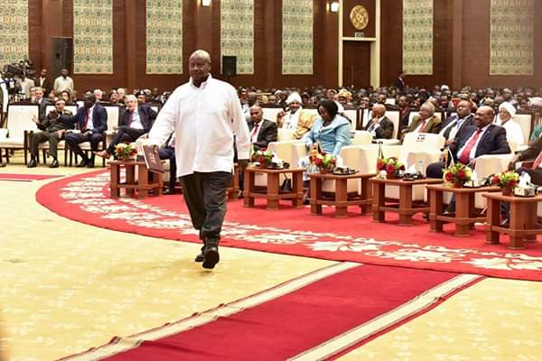 Uganda’s President Museveni becomes third African chief to address British Parliament