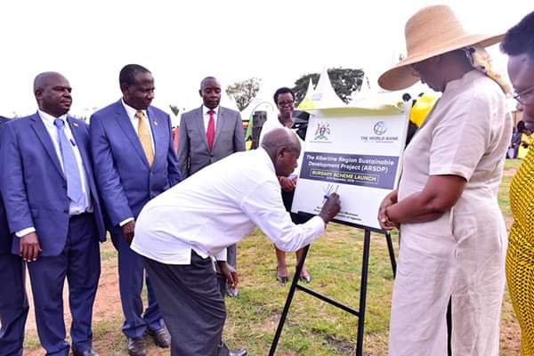 Hon Janet Museveni and President Museveni launch ARSDP