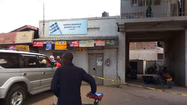 Kisoro reknowned Business Man Boniface Harera of Bonny agencies Robbed clean