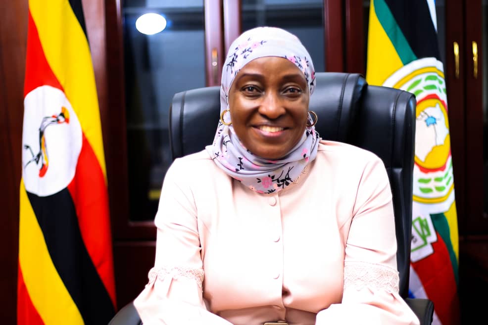 HON. SARAH KANYIKE TAKES OVER NEW OFFICE AT GENDER MINISTRY