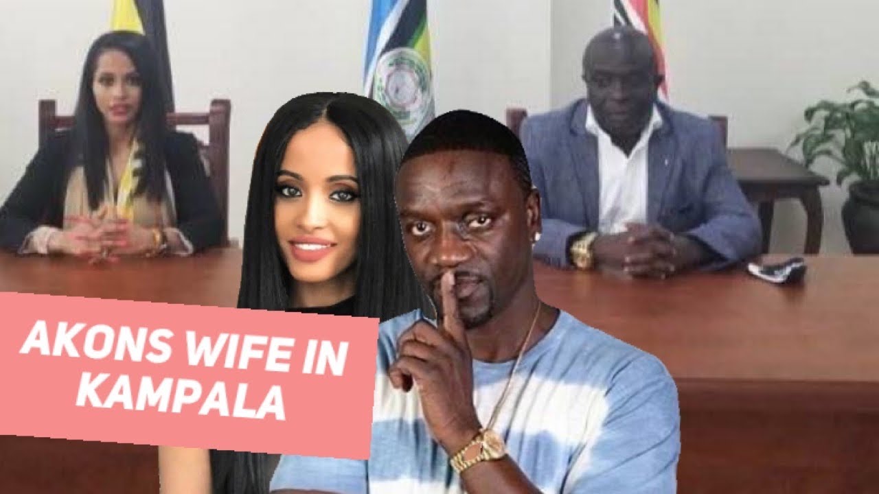 Akon’s wife Rozina Negusei in Kampala