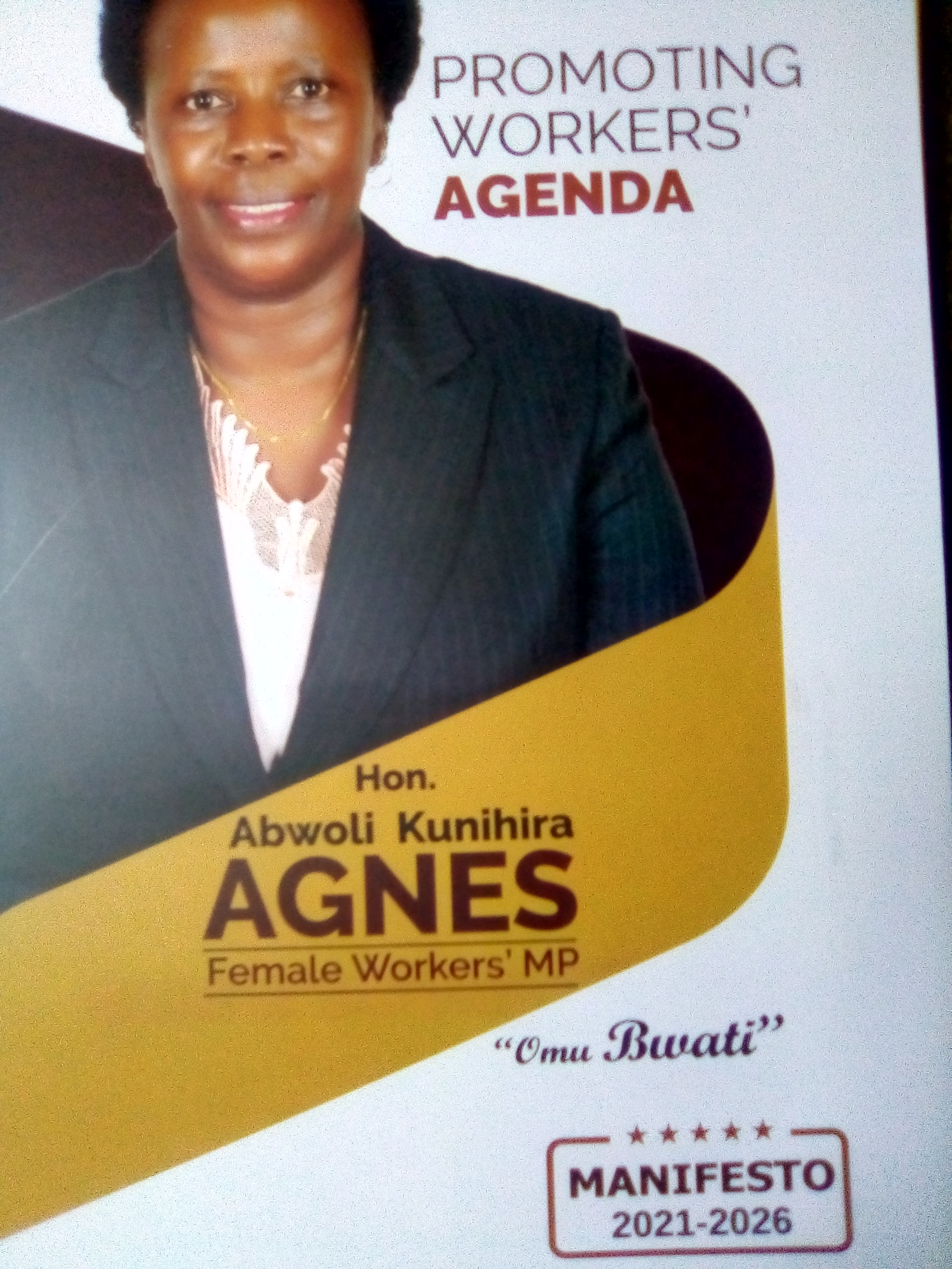 Hon Agnes Kunihira exhibits political maturity at the launch of her manifesto 2021-2026