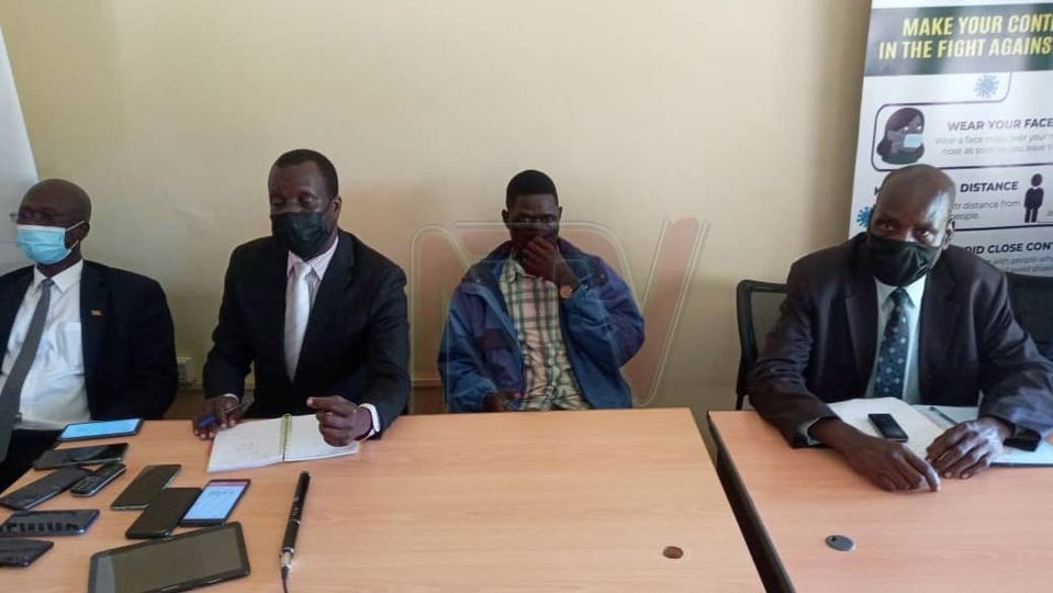 Geofrey Oloya who posed as a boda boda rider and received Hon Nabanja’s cash has been arrested