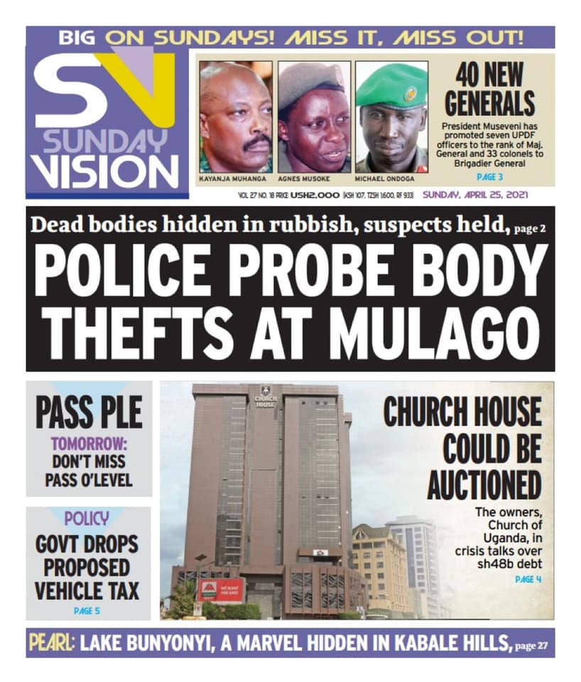 Church of Uganda is still fundraising?
