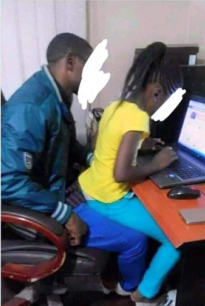 Teach your girl child agaist lap sitting